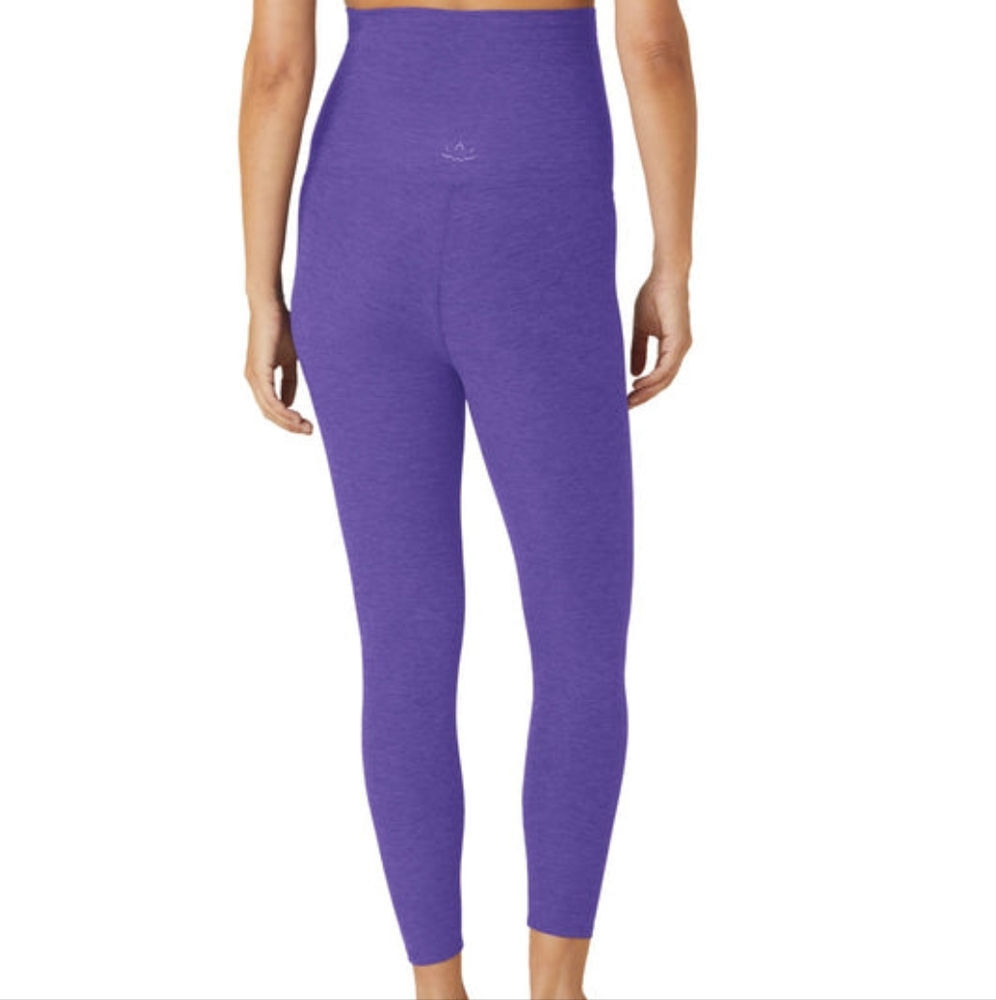 NWT $105 Beyond Yoga Spacedye Love Bump Maternity Leggings Purple XS